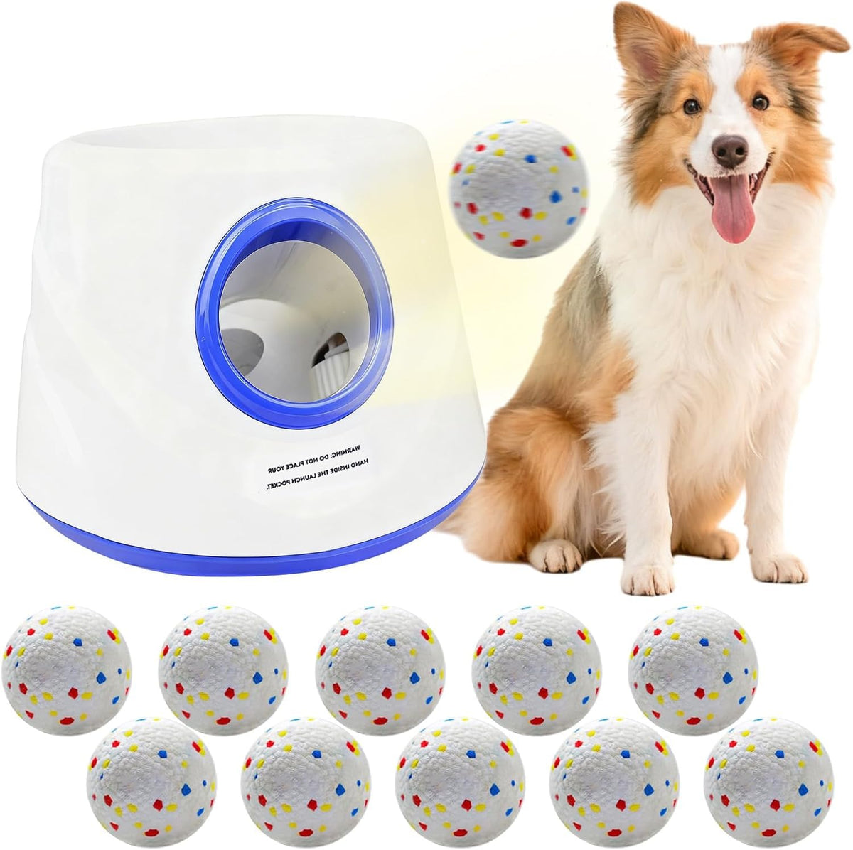 RoseYouth lanceur-balles pour petit chien, stimulation et jeu actif