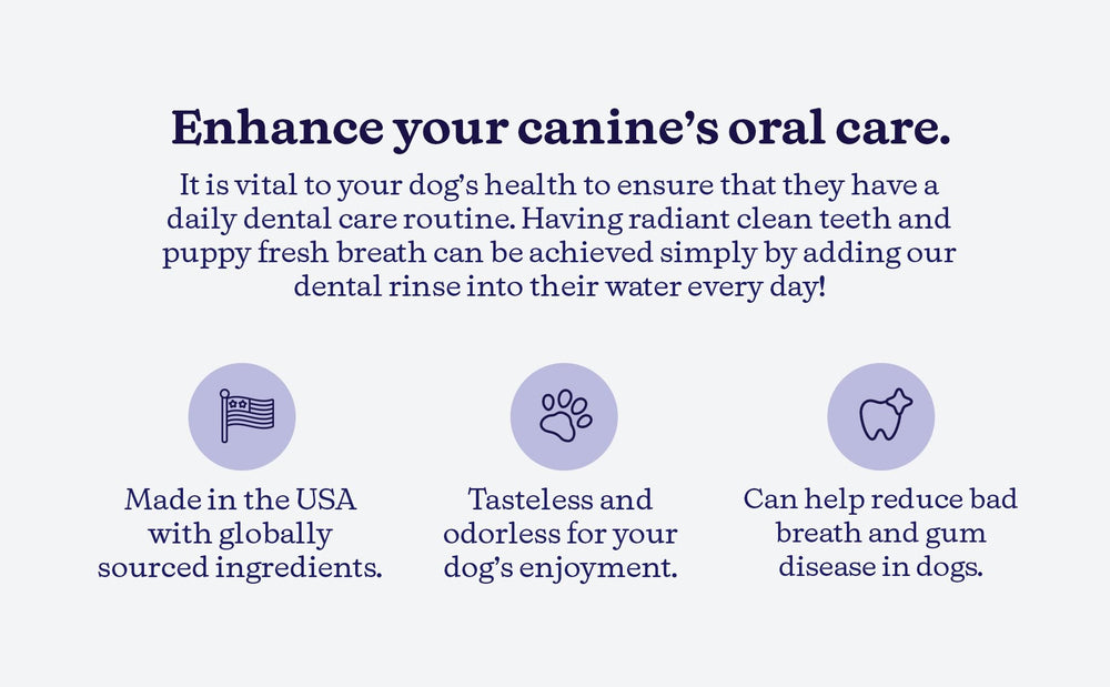 ROSEY'S PUPPY FRESH BREATH - usage quotidien simple, pas besoin de brossage.