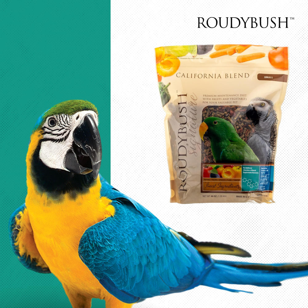 Roudybush California Blend, utilisation quotidienne, simple et pratique pour le nourrissage.