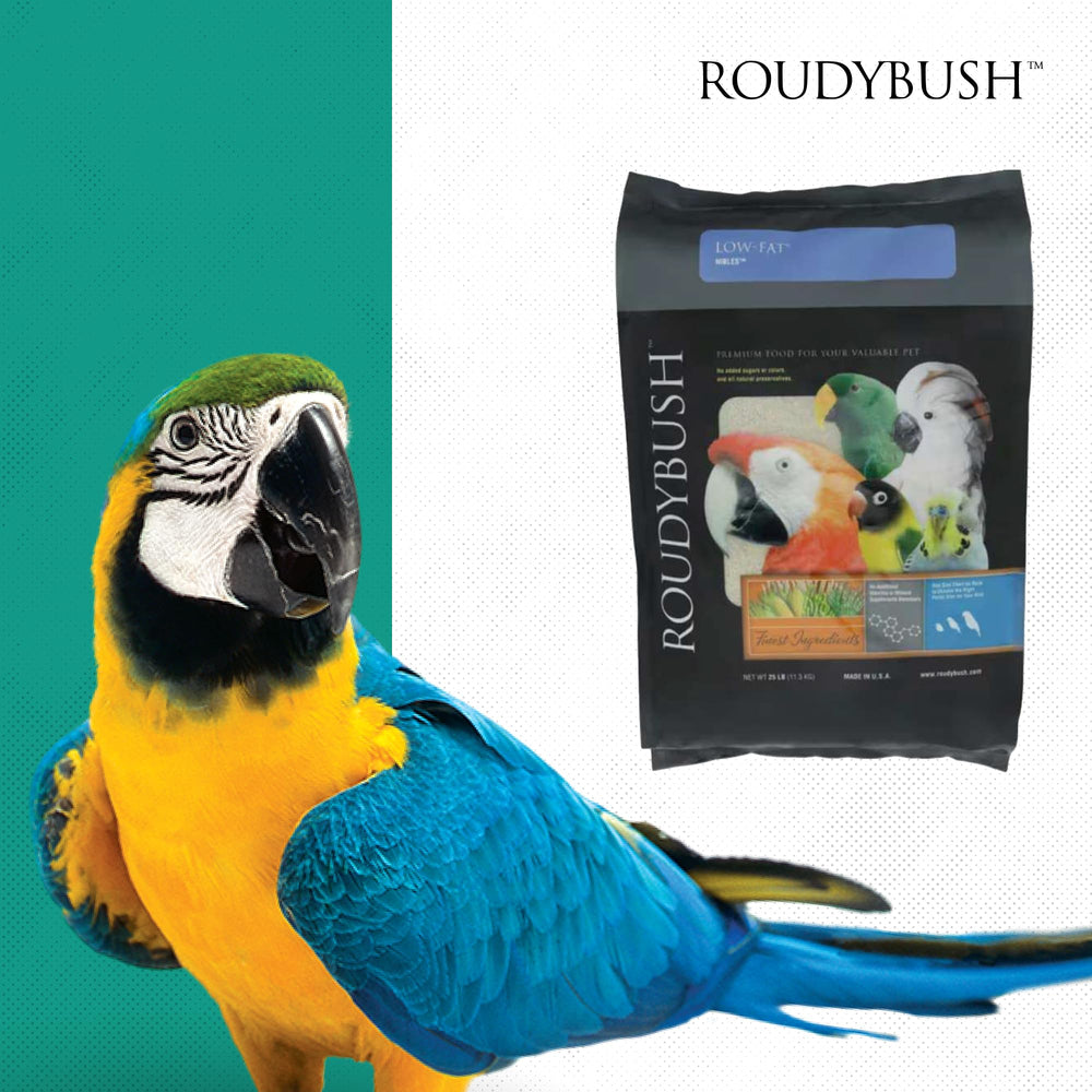 RoudyBush emballage 25 lb, option pratique pour éleveurs et propriétaires.