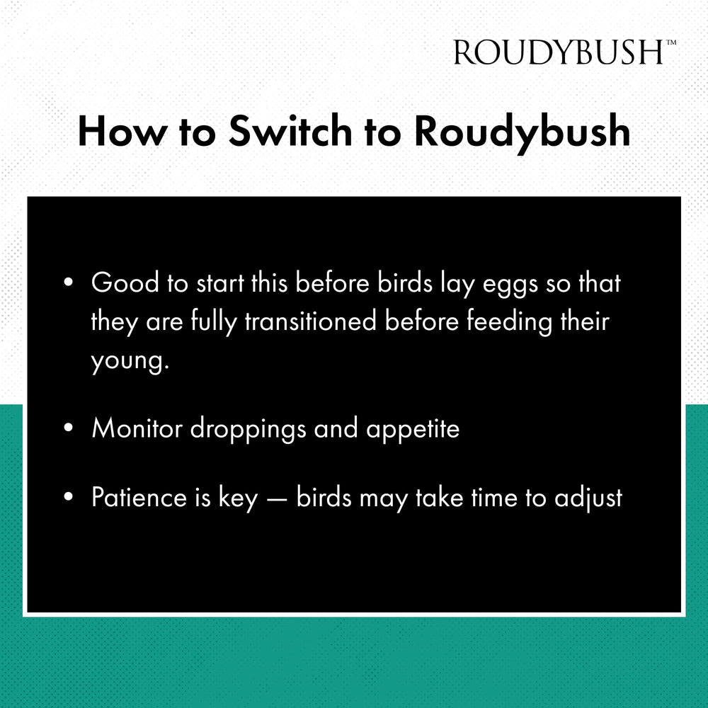 RoudyBush Senior Diet réduction des déchets – pelletisation efficace.