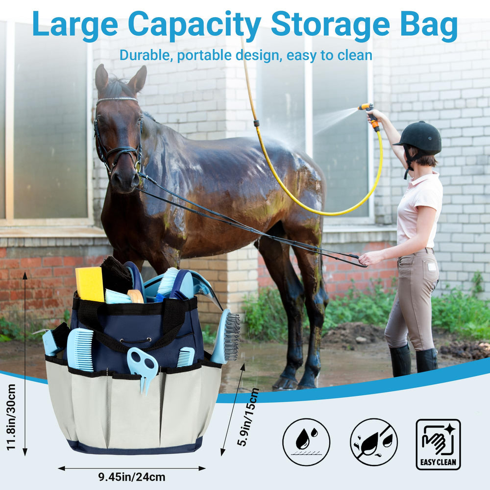 Brosse flexible cheval Rouisxue pour démêlage en douceur.