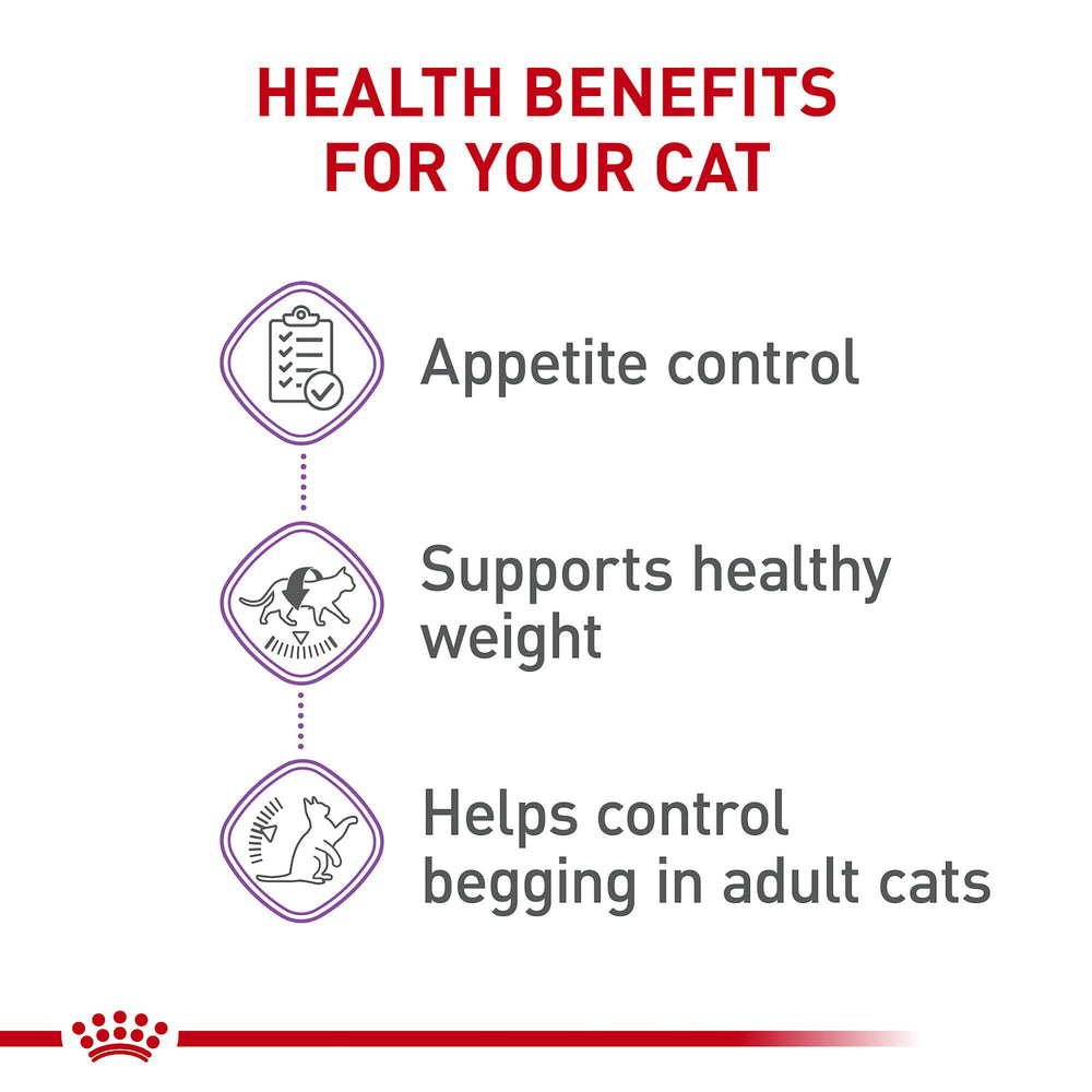 Chat adulte ROYAL CANIN Appetite Control, régime adapté 1-7 ans.