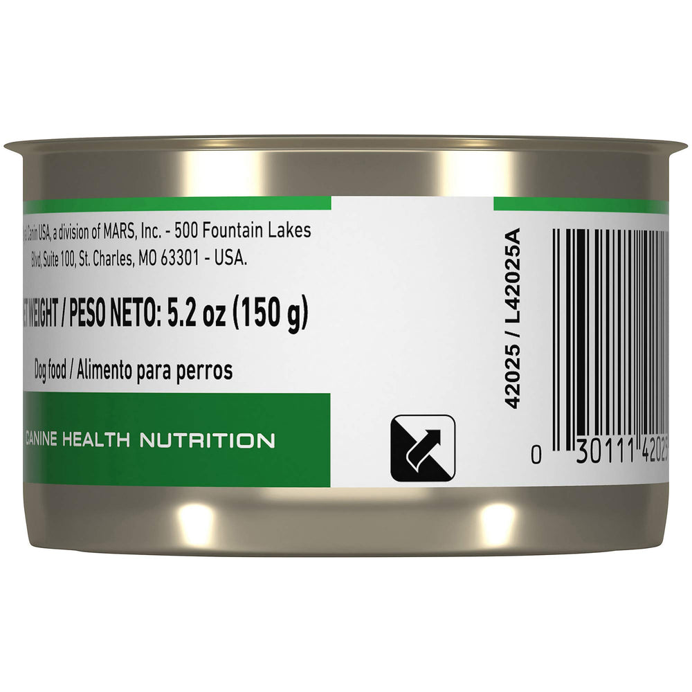 Chien mangeant Royal Canin Beauté Loaf en Sauce dans un bol.