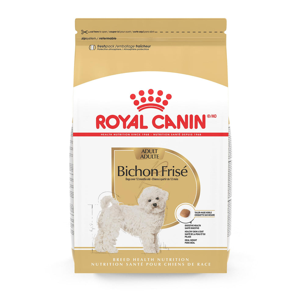 Royal Canin Bichon Frisé Adulte – croquettes sèches faciles à saisir pour petite race.