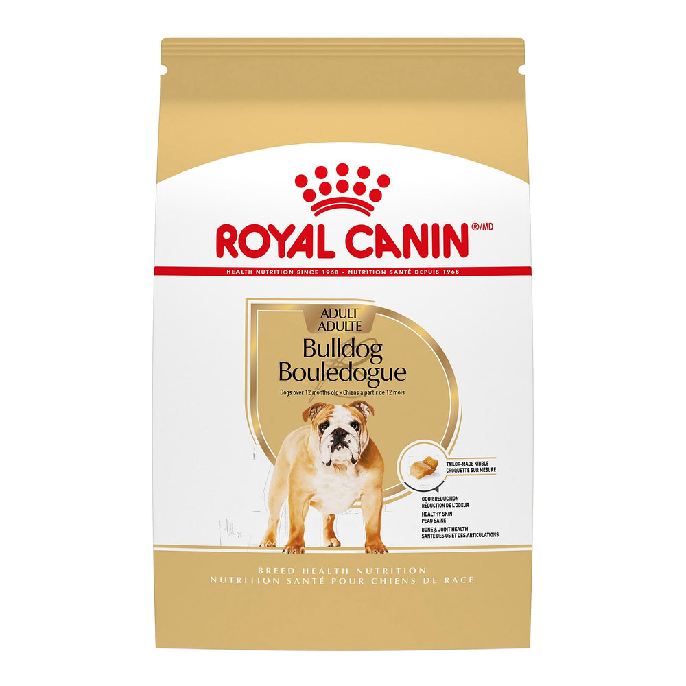 Royal Canin Bulldog Adulte – croquettes forme vague facilitant la prise en bouche