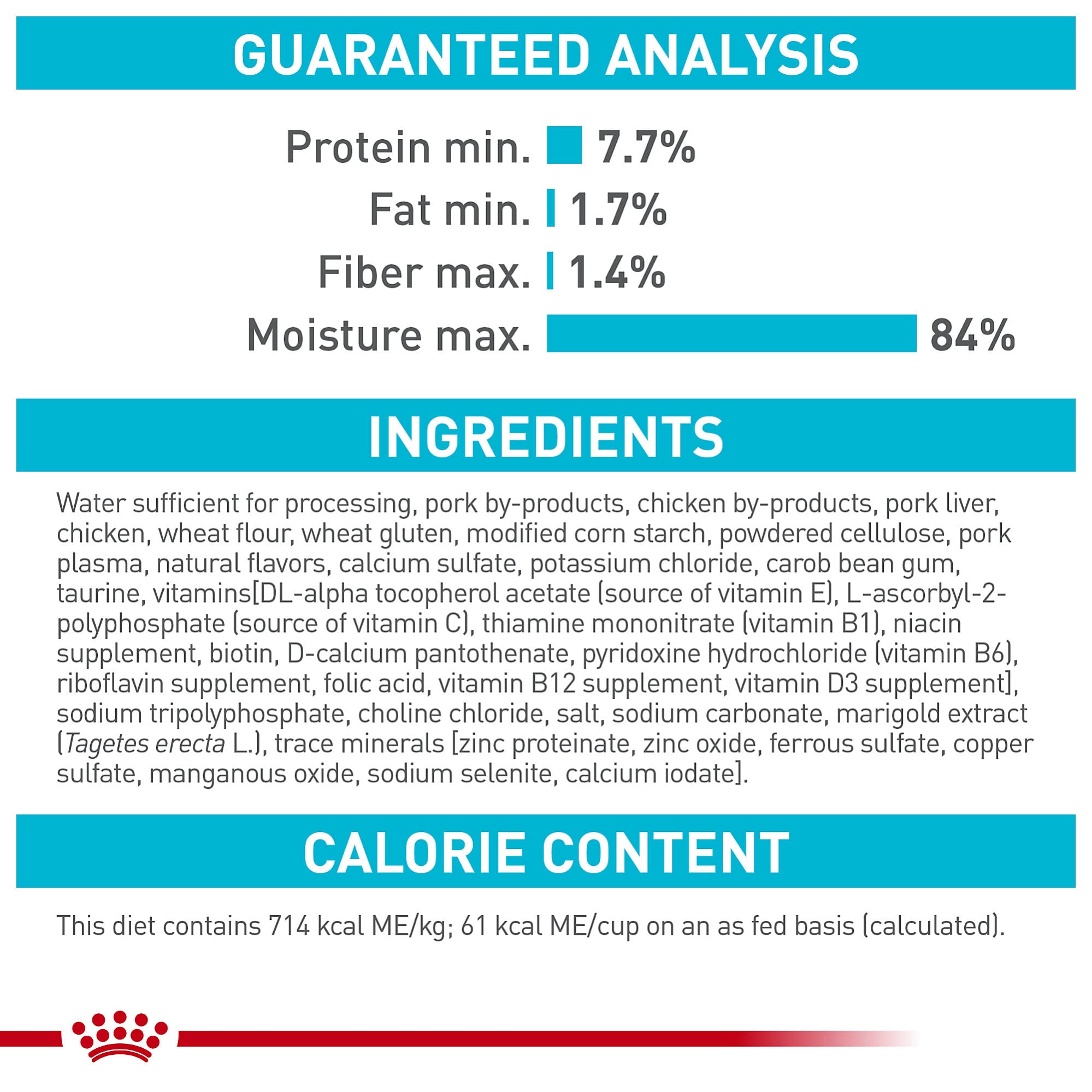 Royal Canin chat urinaire portions pratiques prêtes à partager dans bol