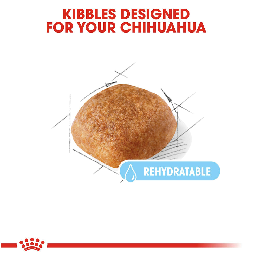 Croquettes petites adaptées aux mâchoires fragiles des Chihuahuas
