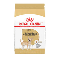 ROYAL CANIN Chihuahua Adulte : croquettes petites faciles à prendre et digestibles.