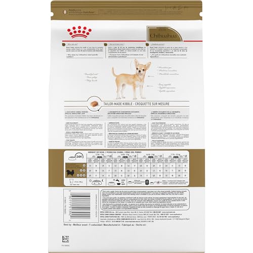 ROYAL CANIN Chihuahua Adulte : emballage pratique en sac.