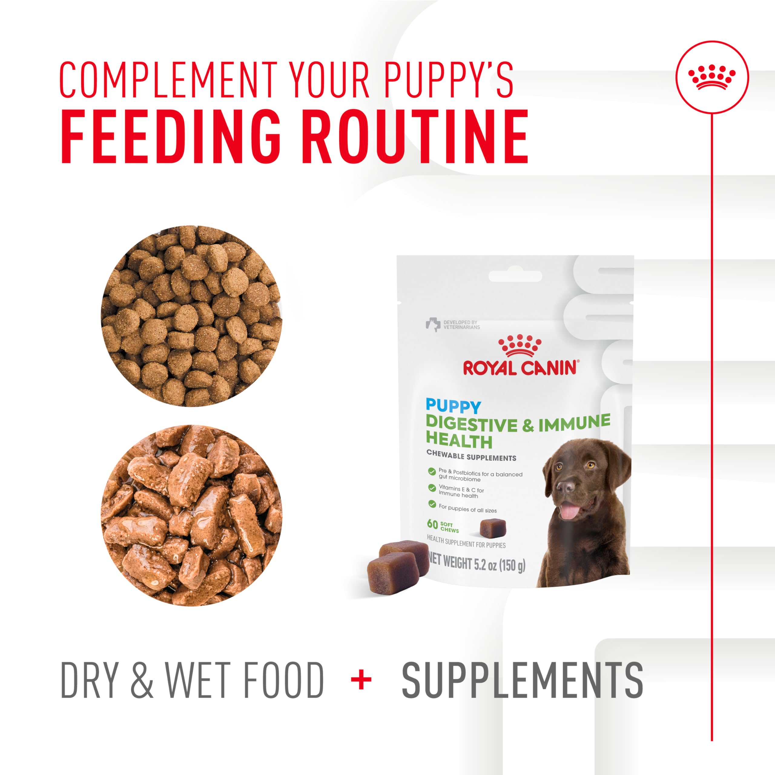 ROYAL CANIN Chiot – fouille rapide de la texture et de l'arome