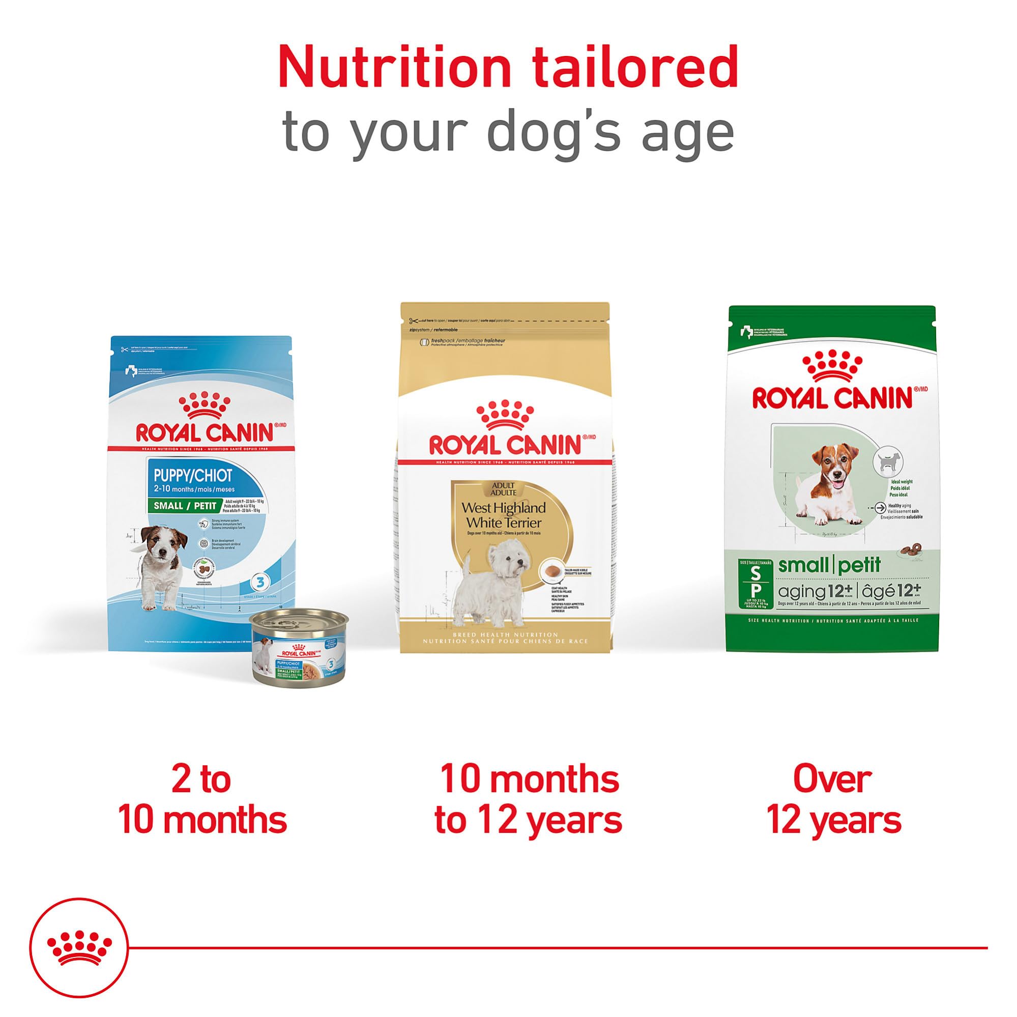 Royal Canin West Highland White Terrier Adulte — soin du pelage double couche via oméga3 et oméga6.