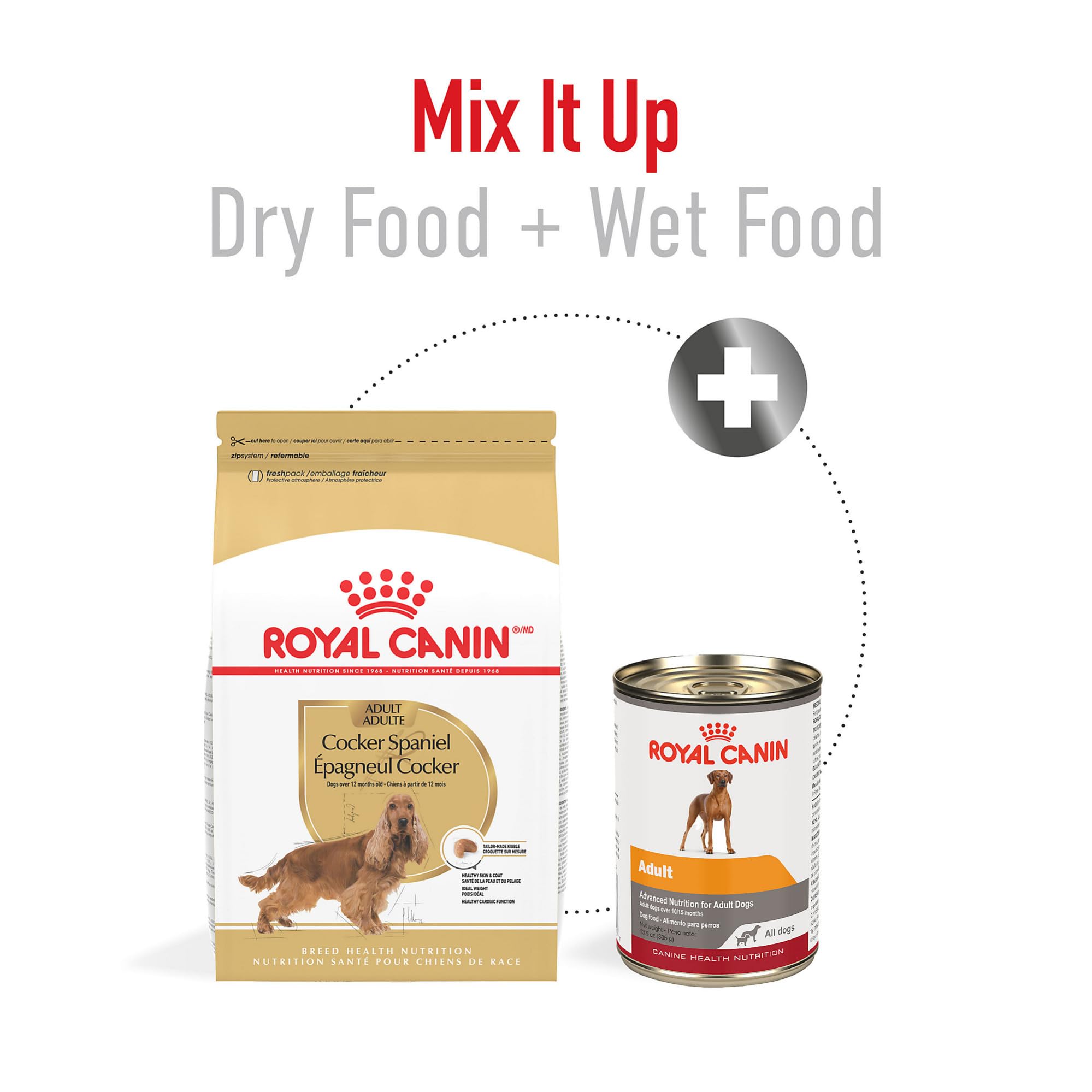 ROYAL CANIN Cocker Spaniel Adulte croquettes adaptees museau large.