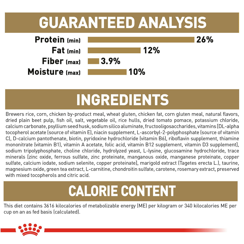 Royal Canin Dachshund 8+ arômes appétents favorisant la prise alimentaire