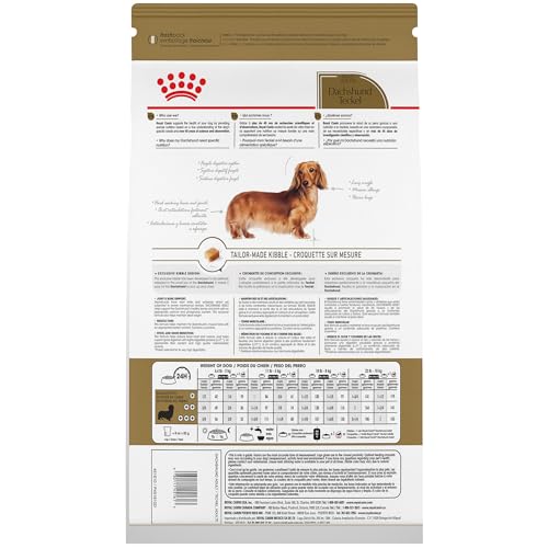 Royal Canin Dachshund Adult – sac croquettes pratique pour le repas quotidien.