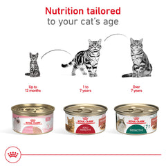 Royal Canin aide à soutenir digestion et gestion du poids chez les chats d’intérieur.