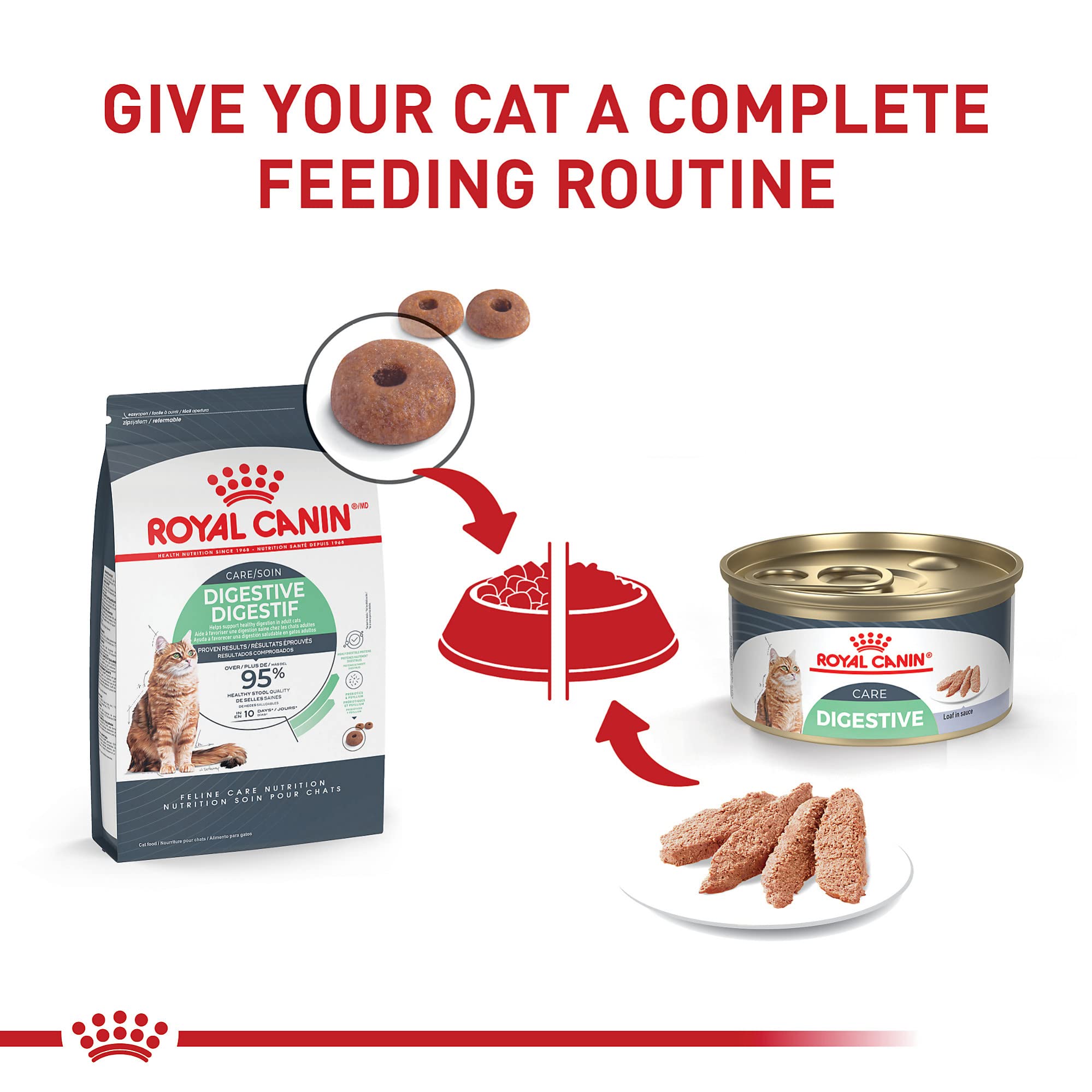 ROYAL CANIN Digestive Care Loaf en Sauce – texture moelleuse pour repas quotidien