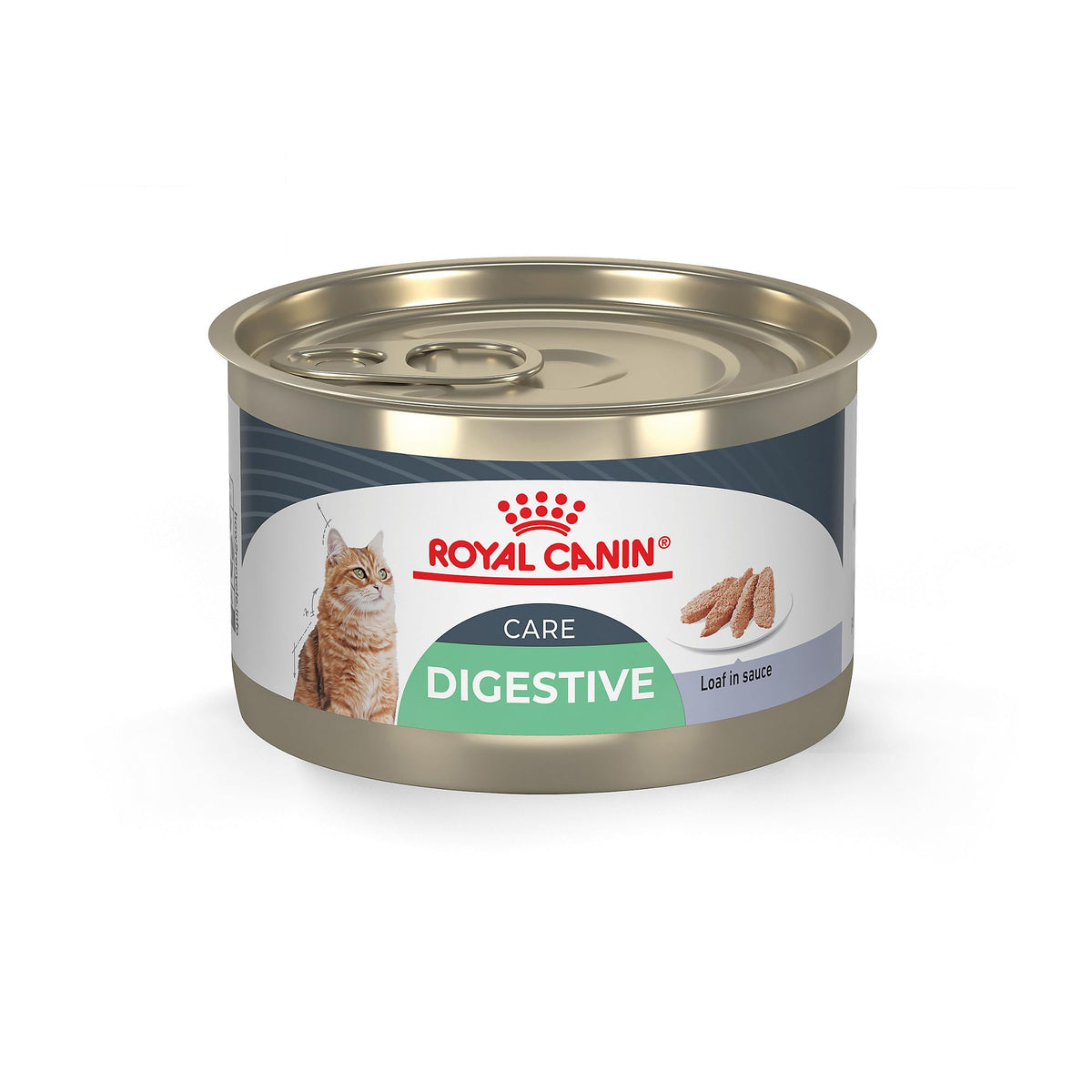 ROYAL CANIN Digestive Care Loaf en Sauce, emballage pratique, confort digestif pour chat adulte.