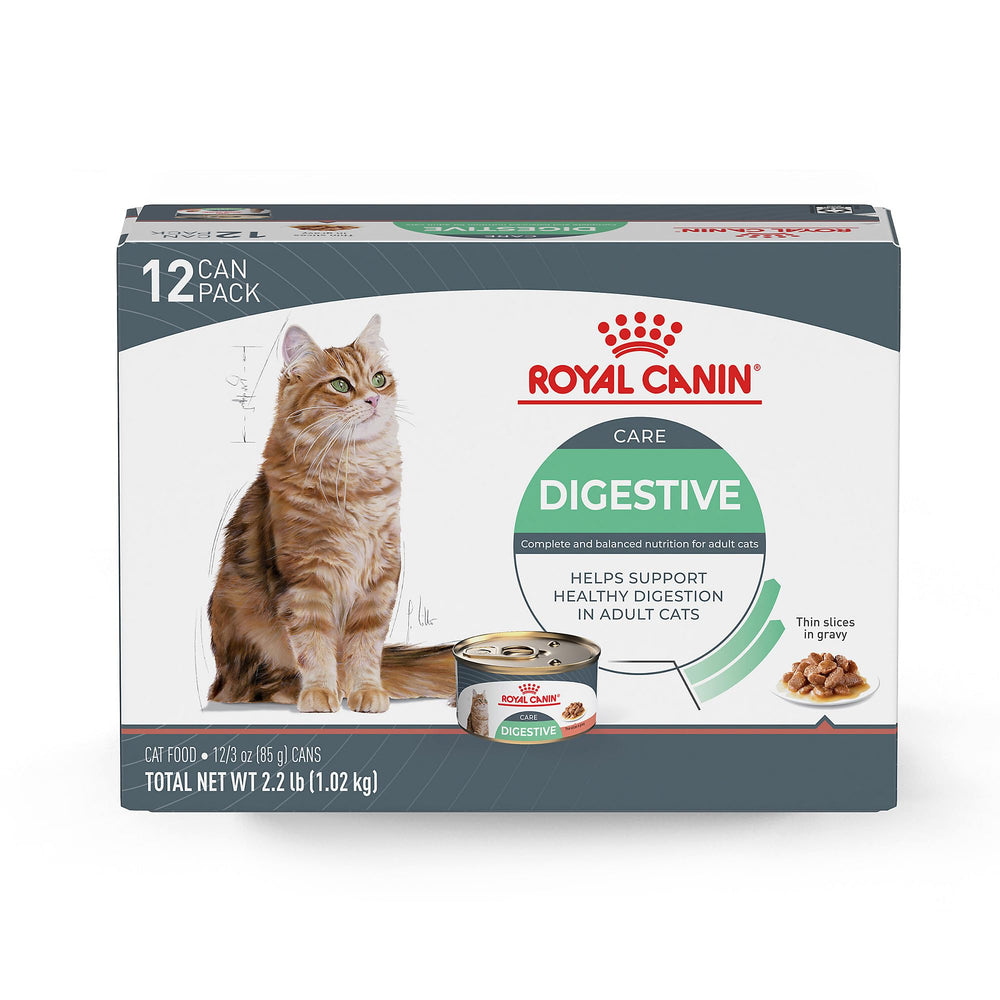 ROYAL CANIN Feline Care Nutrition Digestive Care tranches en sauce pour digestion saine.
