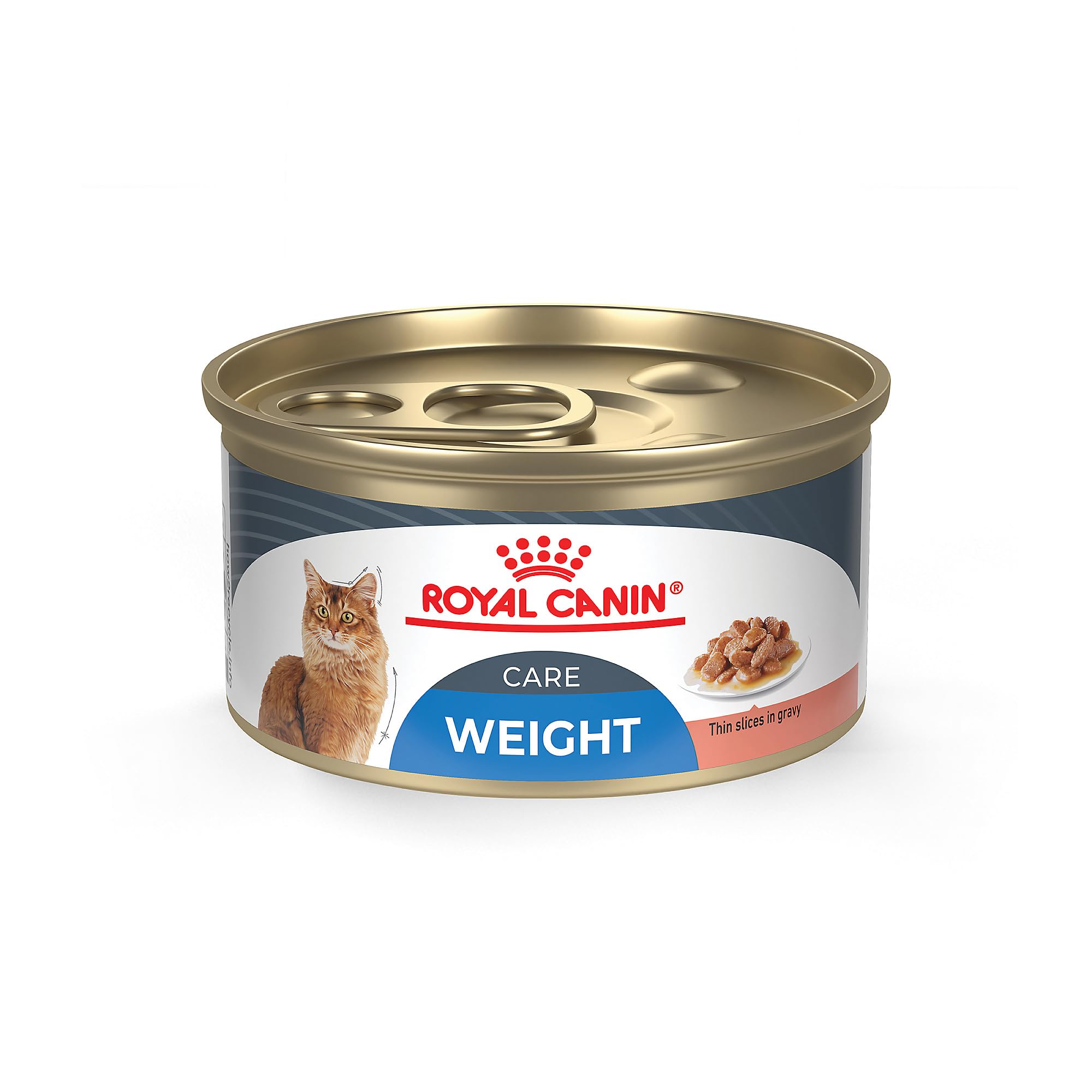 ROYAL CANIN Feline Care Weight Care tranches-minces-en-gravy pour repas appétent et gestion du poids