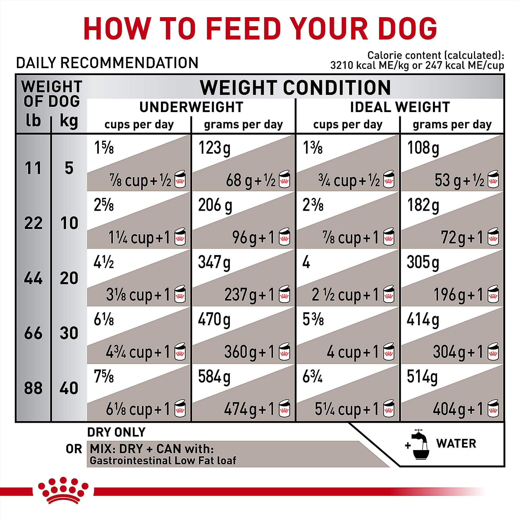 Sous-emballage Royal Canin Gastrointestinal Low Fat, traçabilité assurée.
