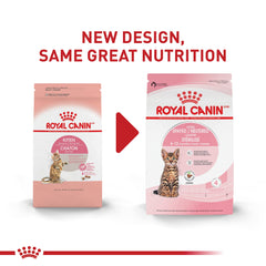 Kibble en forme X Royal Canin, facile à saisir par petites mâchoires.