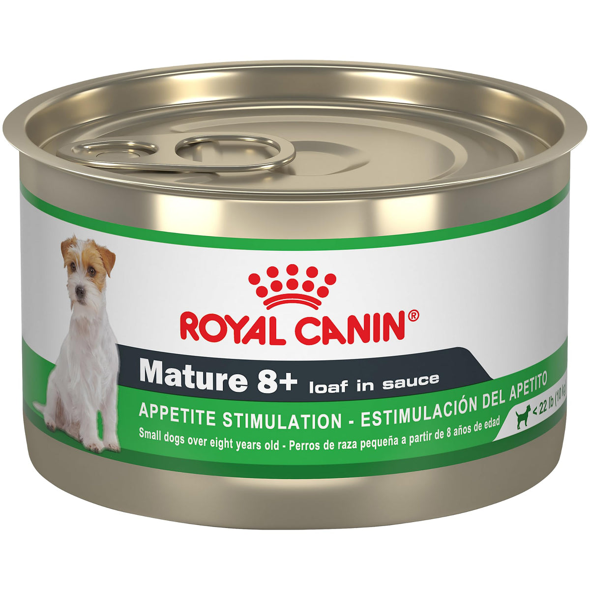 Royal Canin Loaf en Sauce Senior, emballage pratique avec 24 portions.