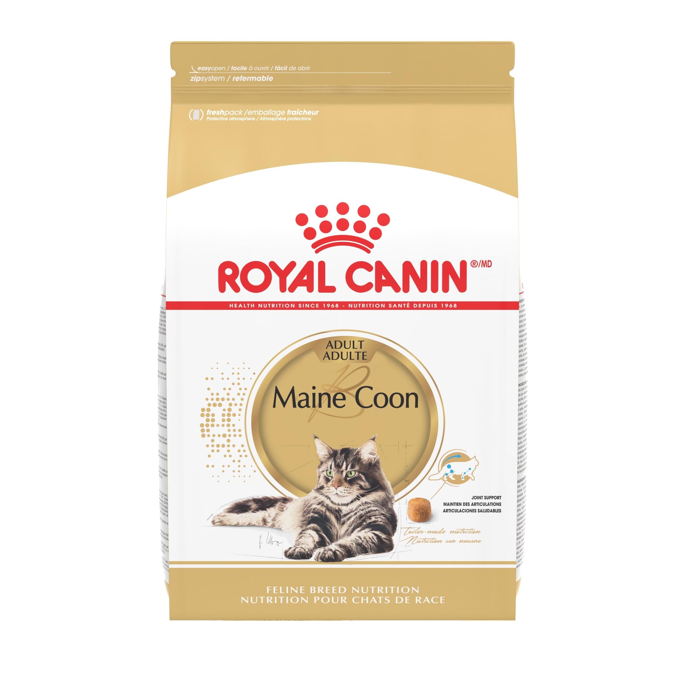 Royal Canin Maine Coon sec sac: emballage pratique pour une alimentation adaptée