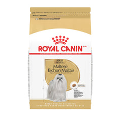 Emballage pratique de ROYAL CANIN Maltese Adulte Dry Dog Food pour démarrer les repas.
