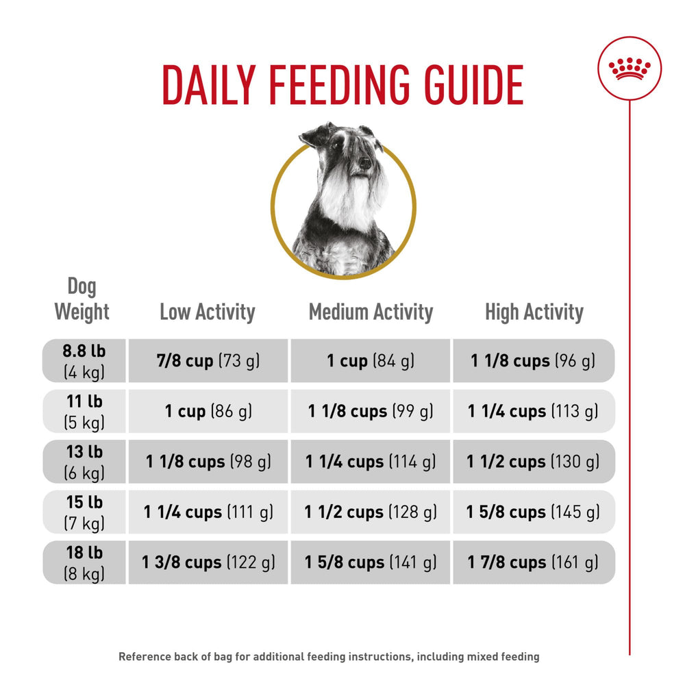 ROYAL CANIN Miniature Schnauzer Adulte – nourriture de qualité pour Schnauzer pur race