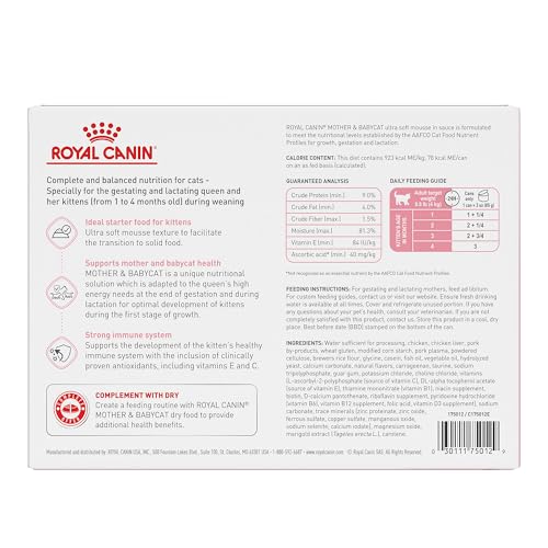 Royal Canin, texture ultra-douce mousse idéale pour chaton en croissance