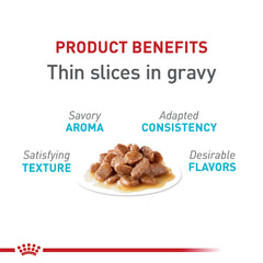 Royal Canin Feline Care – boîte chat ouverte, expérience d’alimentation humide.