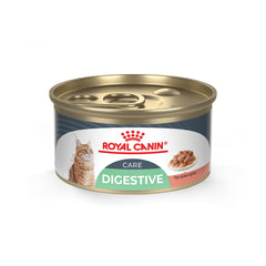 Nourriture humide Royal Canin, tranches fines dans sauce, favorable à une digestion équilibrée.