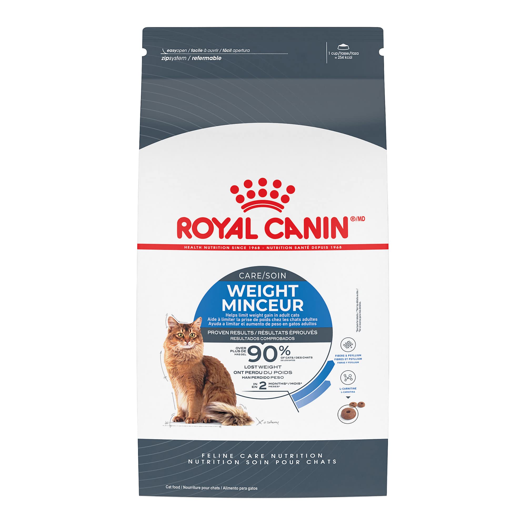 ROYAL CANIN Soin Félin – croquettes pour chat adulte, soutien potentiel au contrôle du poids.