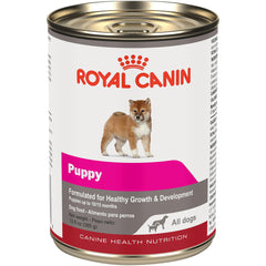 ROYAL CANIN pâté en sauce pour chiots dans un bol, texture appétente.