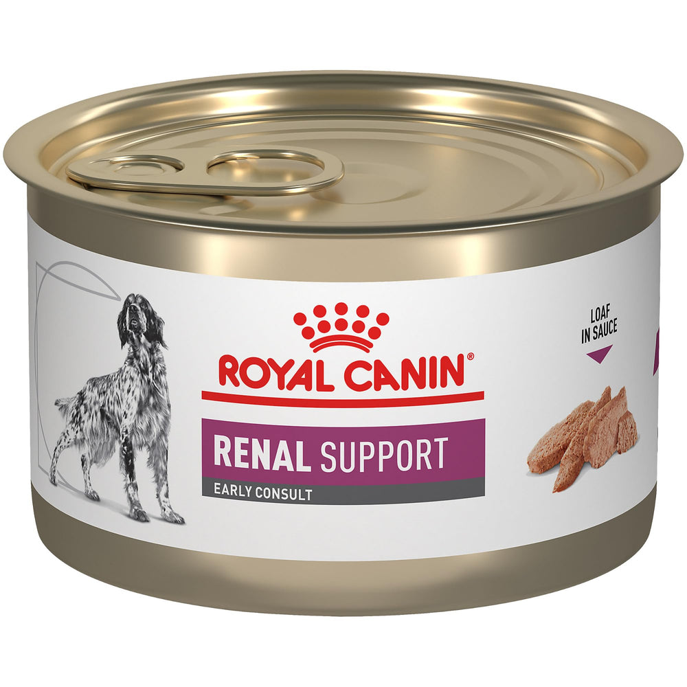 Royal Canin Régime vétérinaire canin - pâtée en sauce, texture appétente et soutien rénal potentiel.