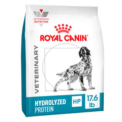 Royal Canin Veterinary Diet Hydrolyzed Protein Adult sec, sac d’alimentation pour chien sensible.