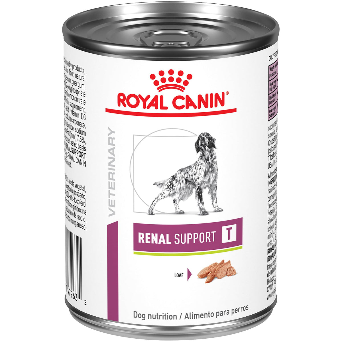 Royal Canin Renal Support T pâté assiette peut stimuler l'appétit du chien.