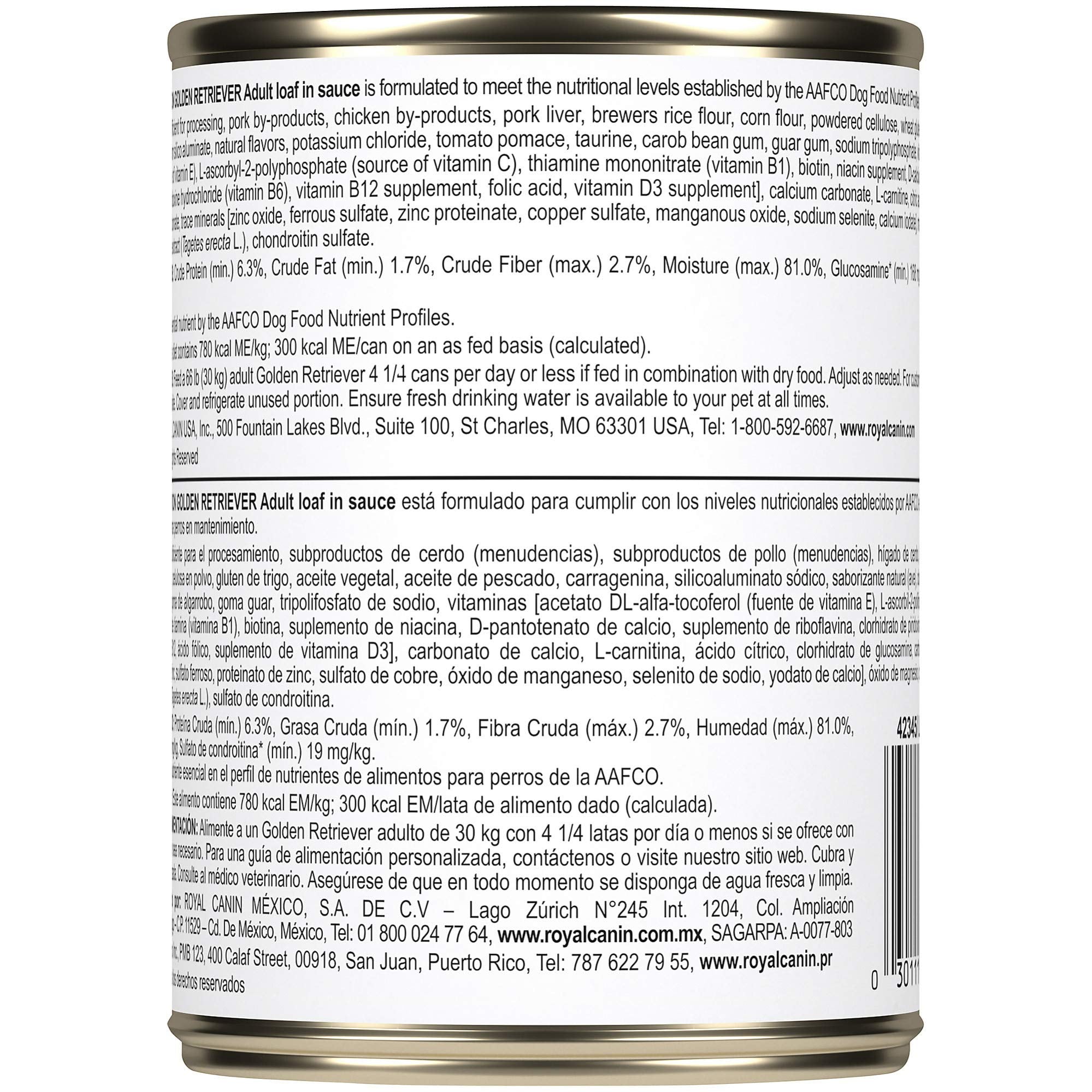 Royal Canin retriever dore melange croquettes seches.