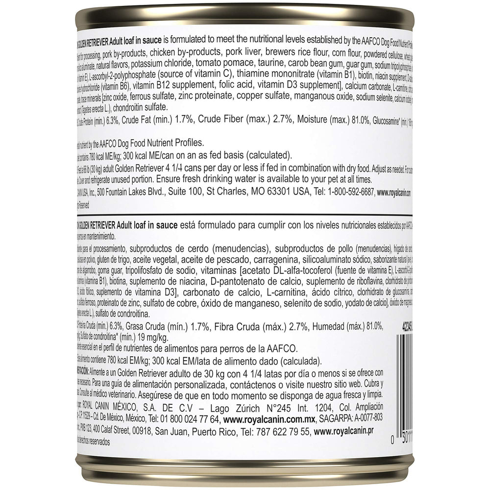 Royal Canin retriever dore melange croquettes seches.