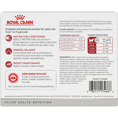 Tranches fines en sauce Royal Canin, texture appétente stimulant l'appétit.