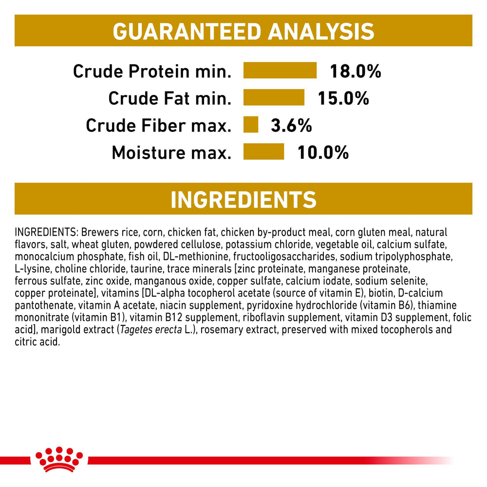 Royal Canin Urinary SO – dilution possible des pierres dans l’urine.
