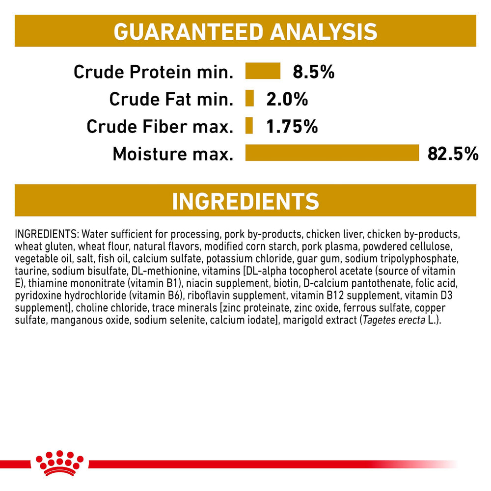 Présentation du conditionnement Royal Canin Urinary SO, format pratique à ranger.