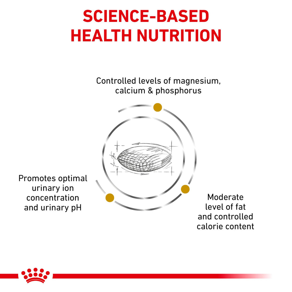 Royal Canin Urinary SO sèche pour chien: ingrédients de qualité pour une nutrition adaptée.