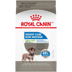 Royal Canin X-Small Weight Care croquettes: favorisent la satiété et le contrôle du poids.