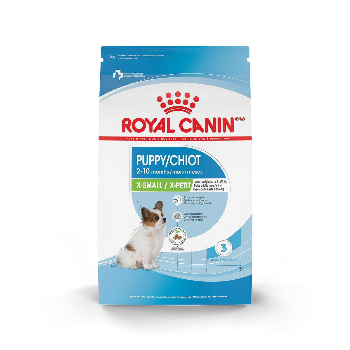 ROYAL CANIN XS PUPPY – croquettes 14 lb adaptées chiots petites races.