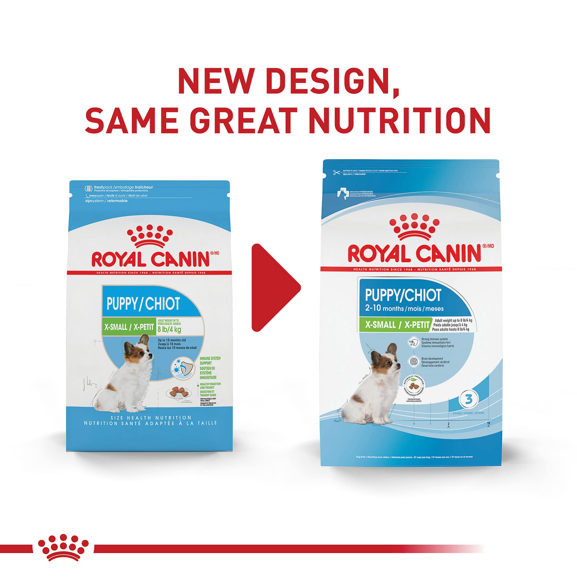ROYAL CANIN XS PUPPY – croquettes petites mâchoires, repas croquants.