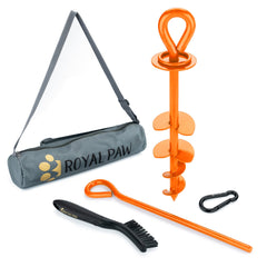 Royal Paw piquet d'attache chien lourd offre un ancrage sécurisé pour grands chiens.