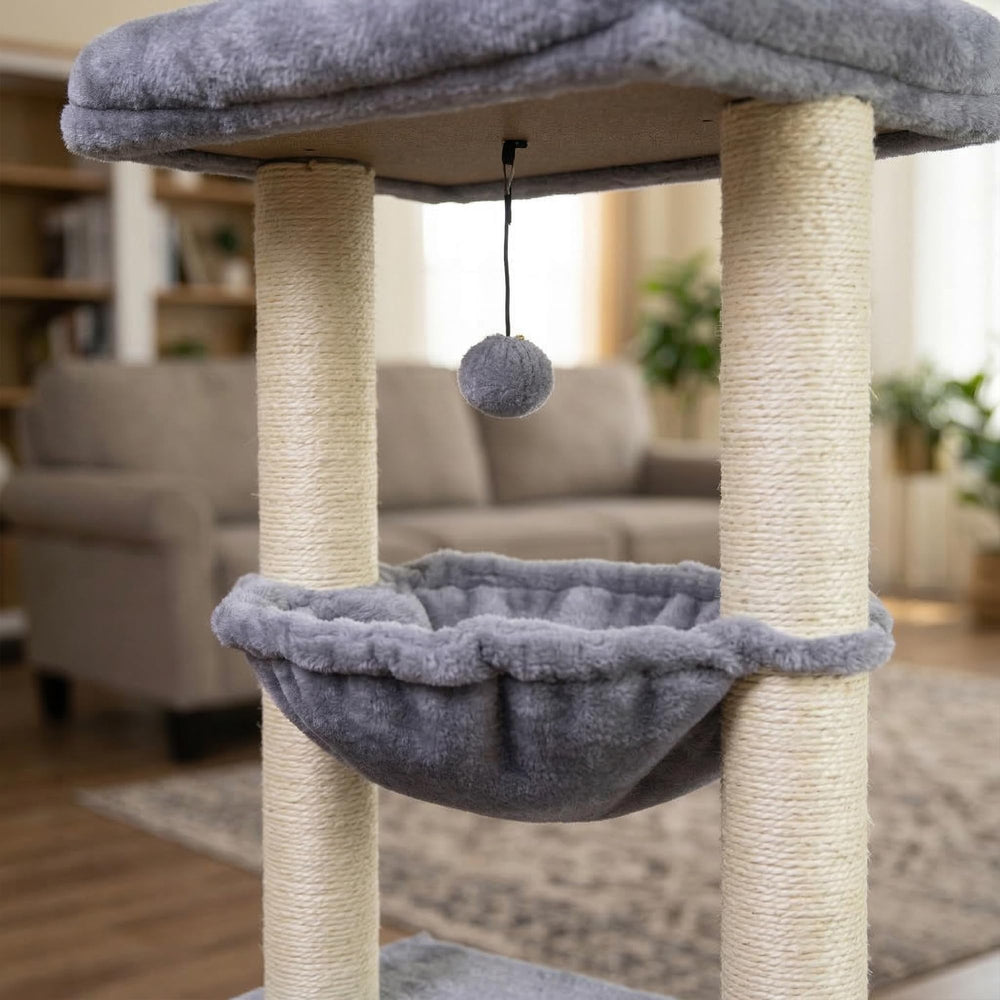 Roypet arbre-chat-design-43-3-montage-rapide: assemblage simple et prêt en peu de temps.