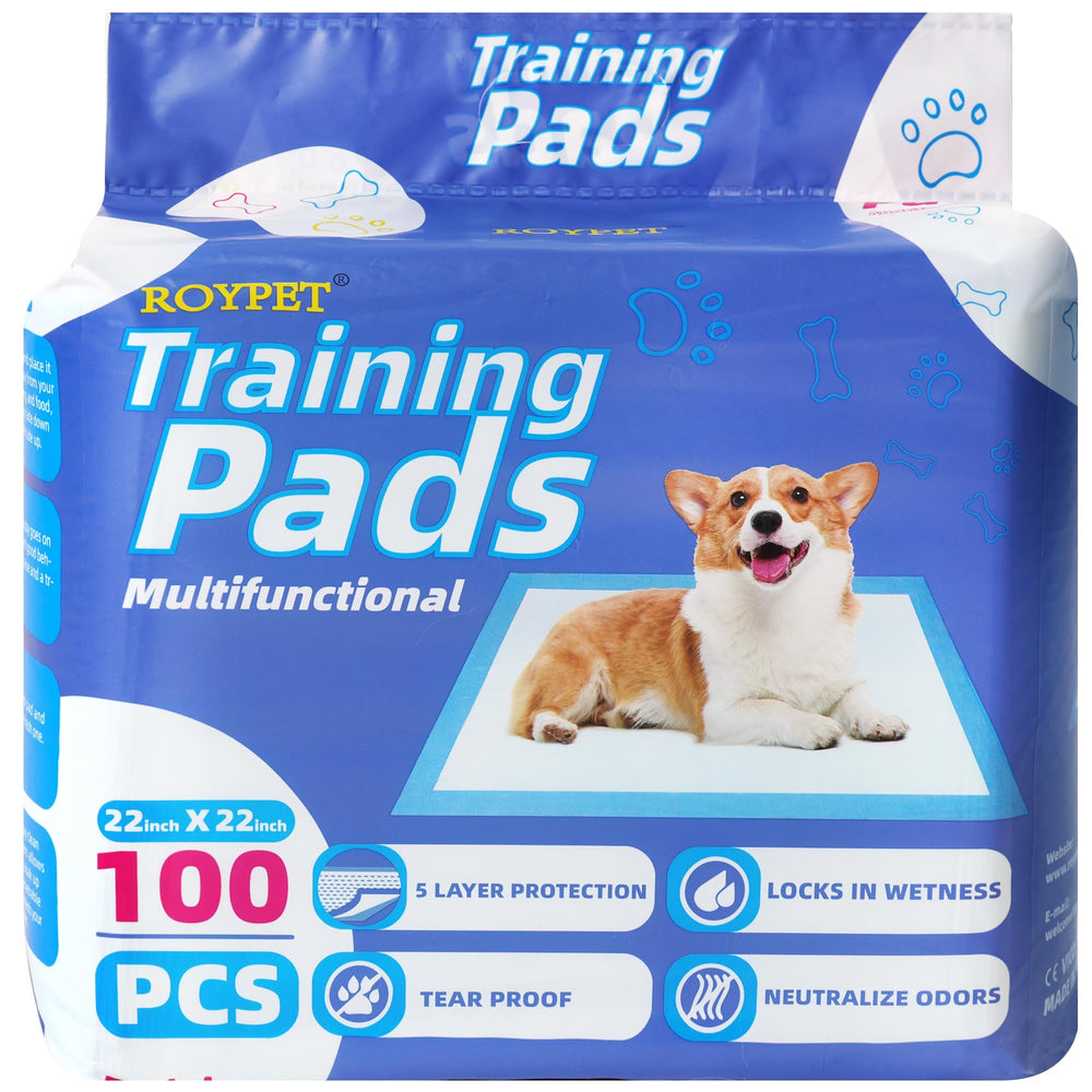 Roypet tapis d_entraînement chiots – surface imperméable et absorption rapide pour le sol protégé
